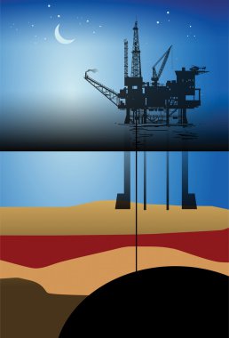 Deniz petrol sondaj platformu