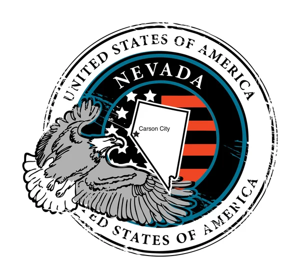 Nevada stämpel — Stock vektor