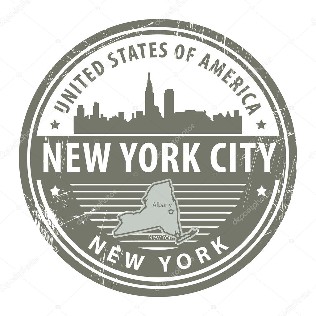 New York, New York City stamp