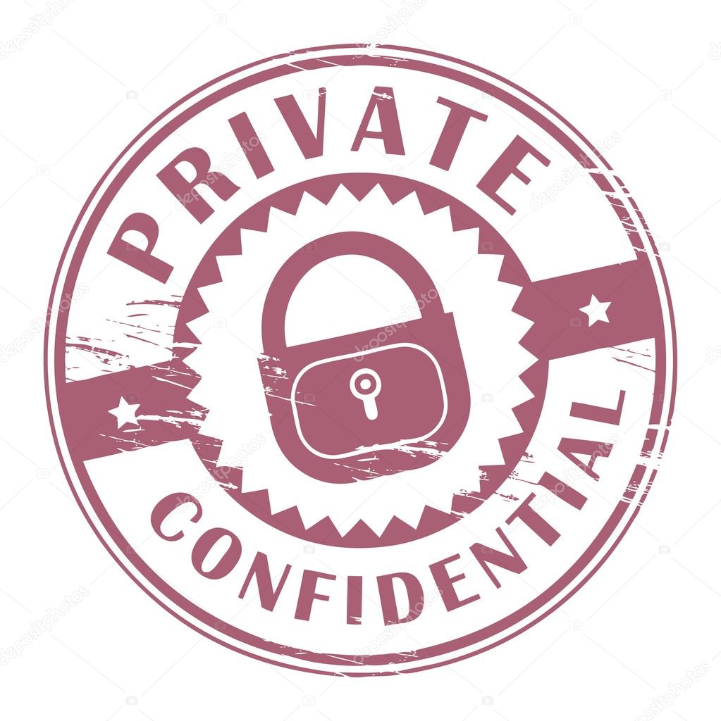 Private, Confidential stamp