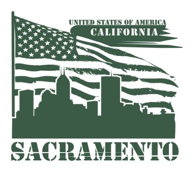 California, sacramento etiketi