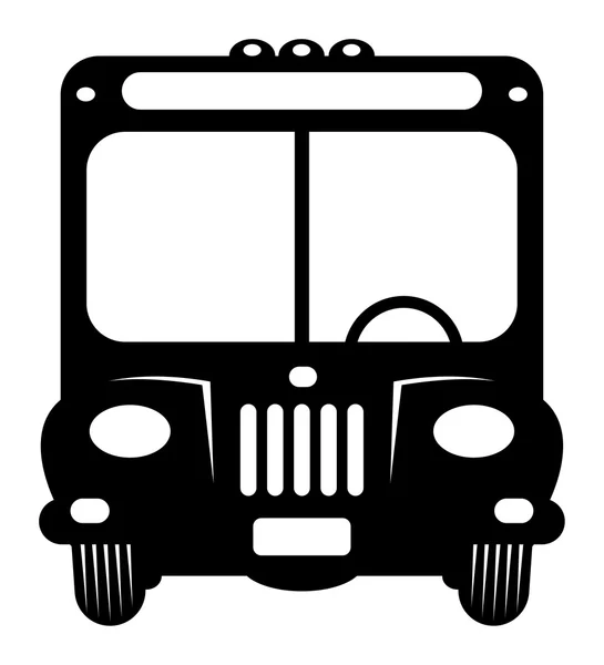 Bus rétro — Image vectorielle