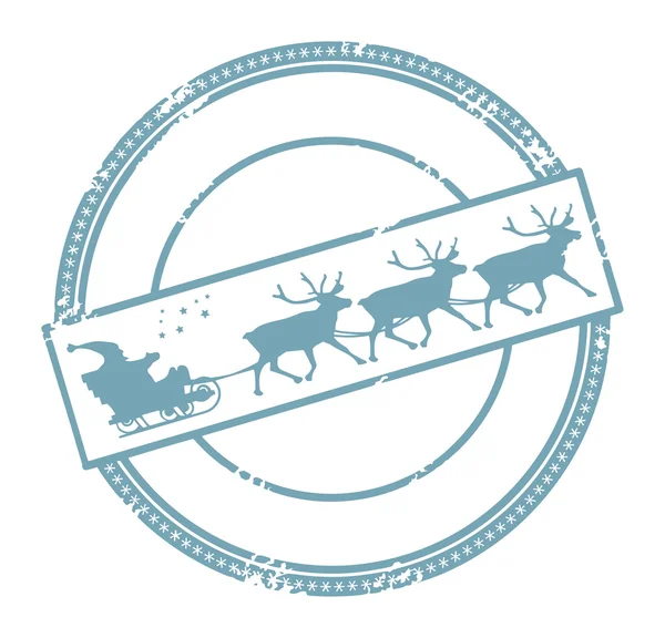 Vánoční poštovní známce — Stockový vektor