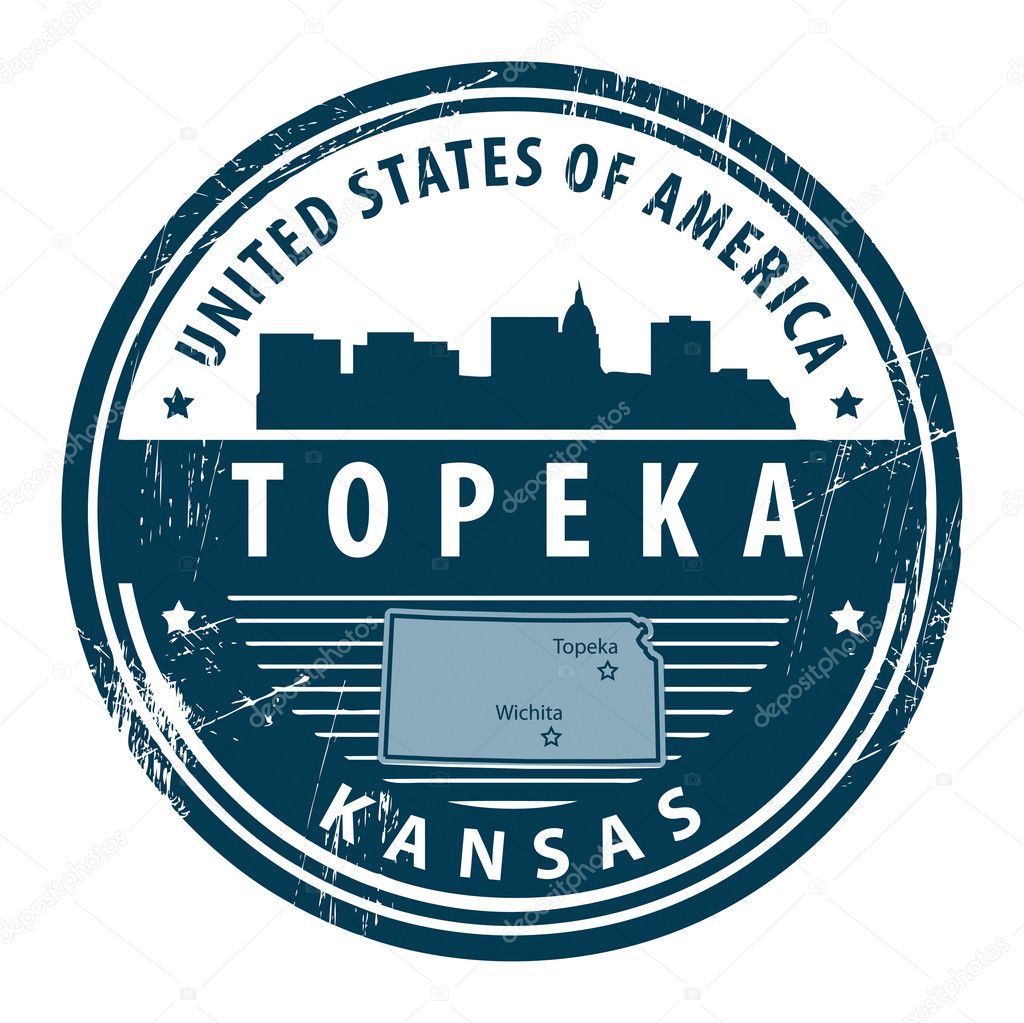 Kansas, Topeka stamp