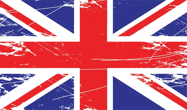 Bandeira da união britânica — Vetor de Stock