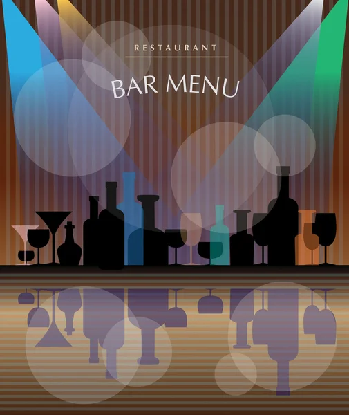 Restaurant drink menu — Stock Vector