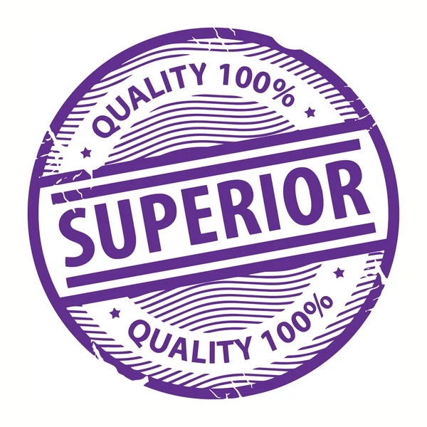 Superior stamp — Stock Vector