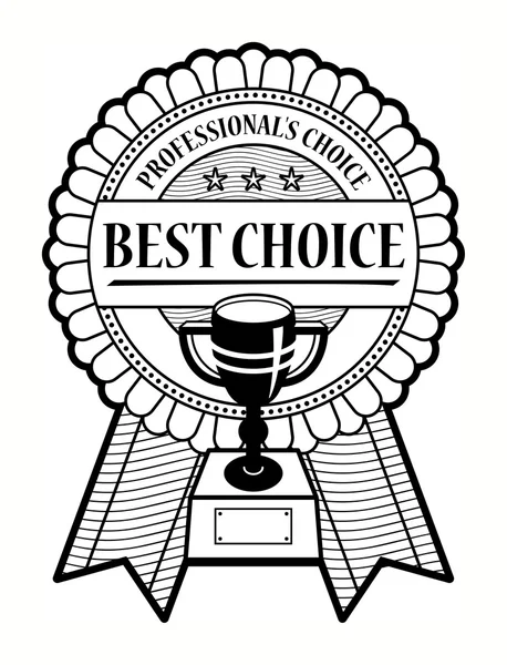 Best choice award — Stock Vector