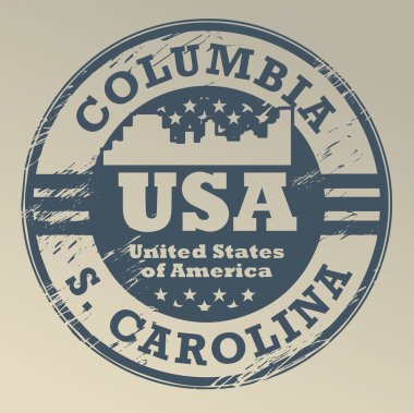 Güney carolina, columbia damgası