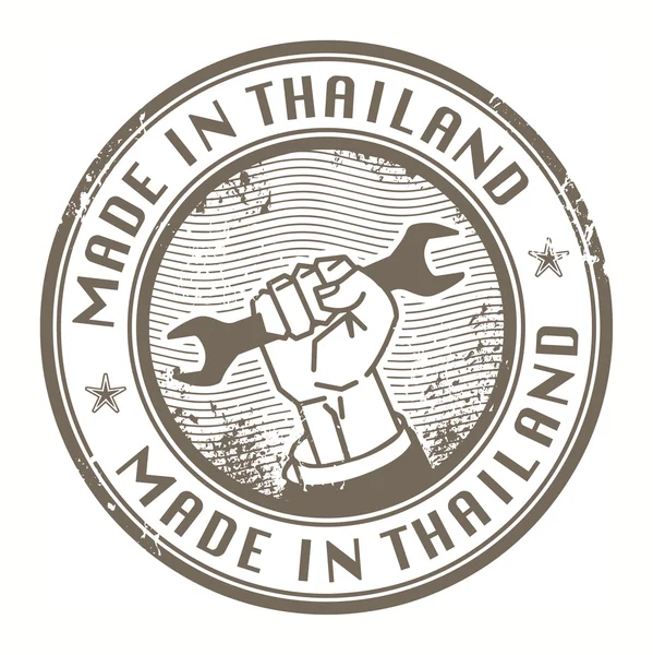 Made in Thailand stamp — Stock Vector