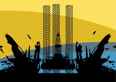 Petrol rig Delme platformu