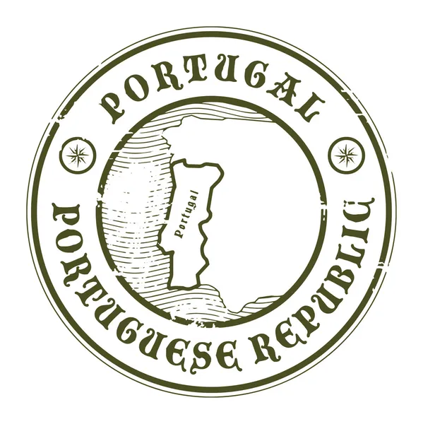 Portugal sello — Vector de stock