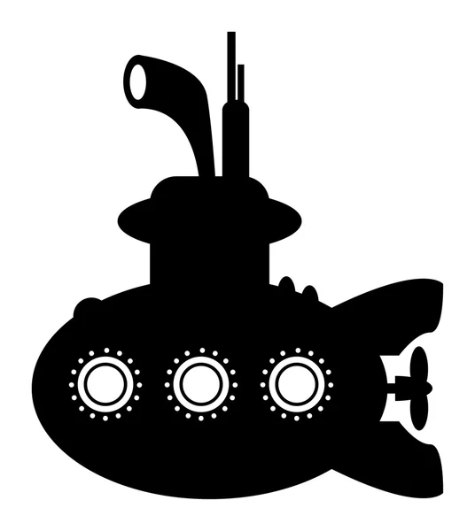 Submarine sign — Stock Vector