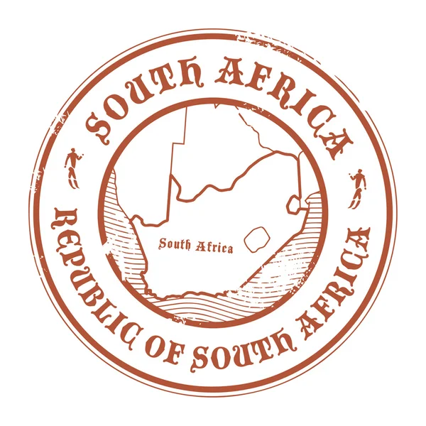 Νότια Αφρική σφραγίδα — Διανυσματικό Αρχείο