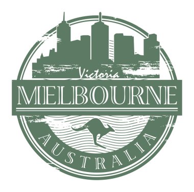 Melbourne, Avustralya damgası