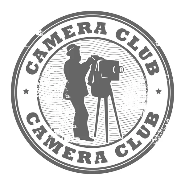 Cachet Caméra Club — Image vectorielle