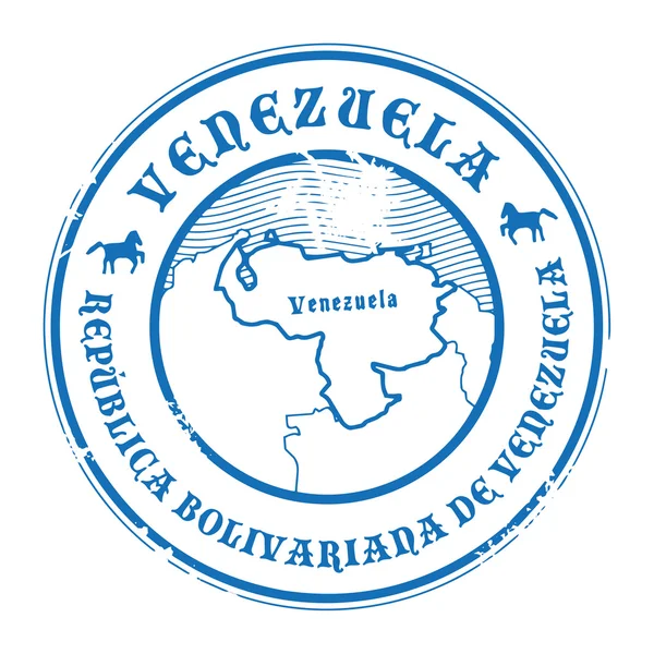 Francobollo Venezuela — Vettoriale Stock