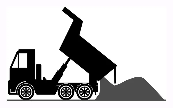 Dump truck — Stock Vector