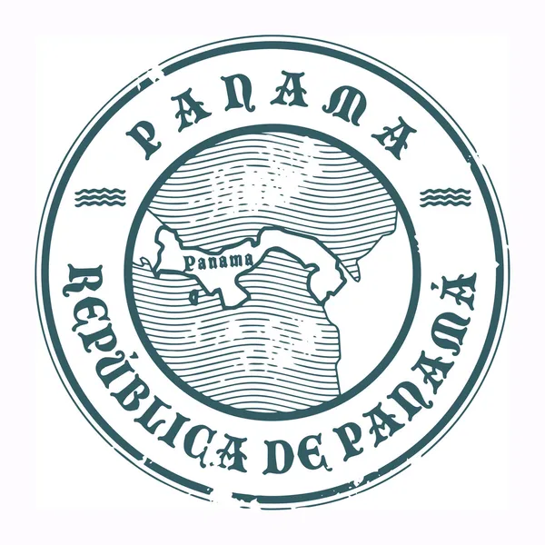 Panamastempel — Stockvektor