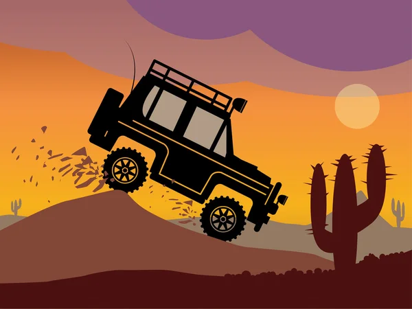 Vehicul off-road — Vector de stoc