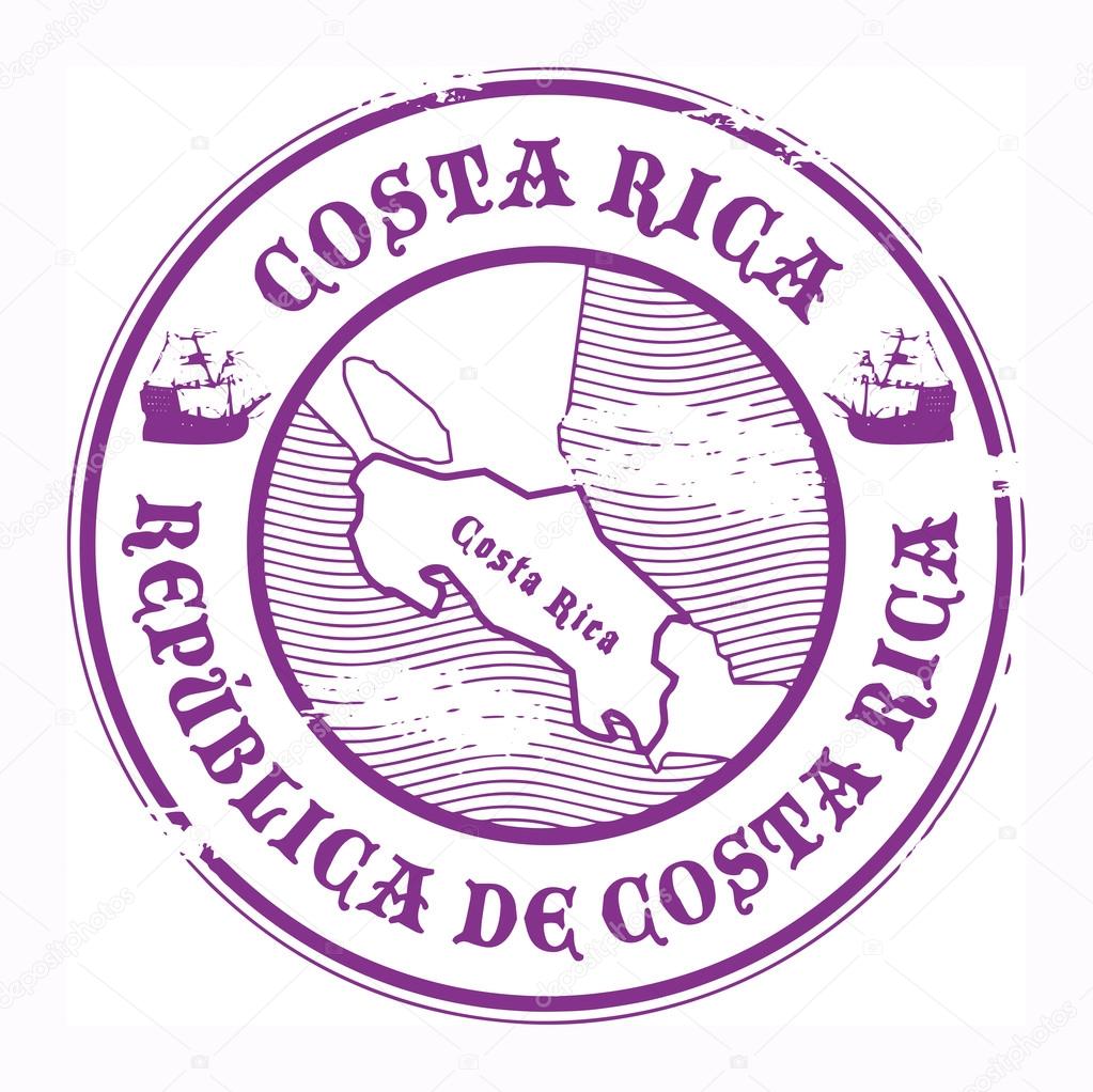 Costa Rica stamp — Stock Vector © _fla #20877989