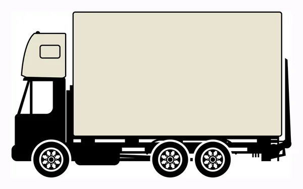 Cargo truck sign — Stock Vector