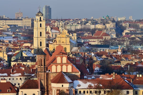 Vilnius gamla stan stadsbild — Stockfoto