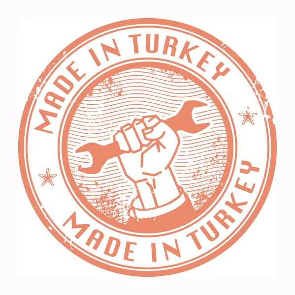 Made in Turkey stamp — Stock Vector