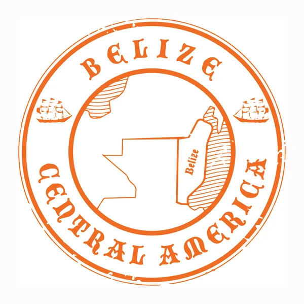 Belize stempel — Stockvector