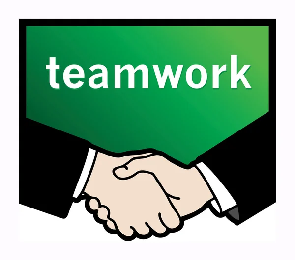 Teamwork-Zeichen — Stockvektor