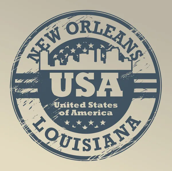 Louisiana, new orleans stempel — Stockvector