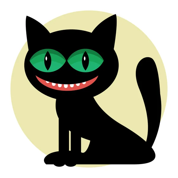 Gato negro — Archivo Imágenes Vectoriales
