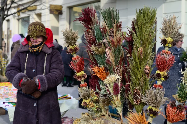 Palmsonntag in Vilnius — Stockfoto