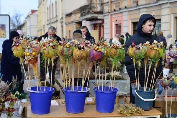 Palm Sunday in Vilnius — Stock Photo, Image