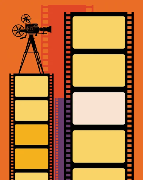 Abstracte cinema achtergrond — Stockvector