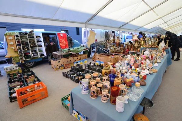 Flohmarkt in Kaunas, Litauen — Stockfoto