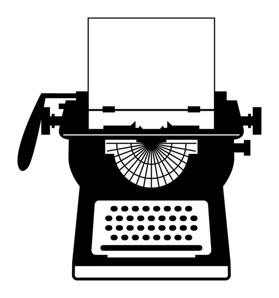 Máquina de escribir vintage — Vector de stock