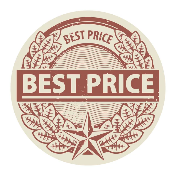 Najlepsza cena pieczęć — Wektor stockowy