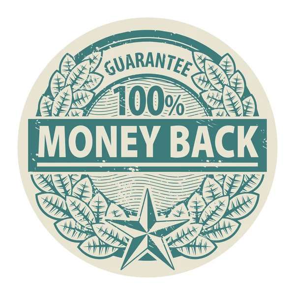 Money Back stamp — Stock Vector