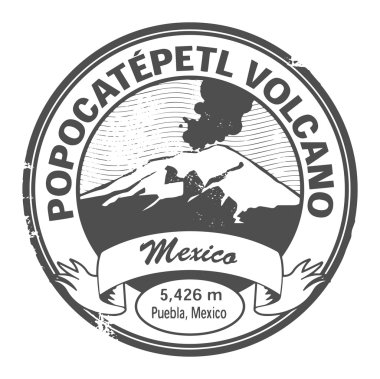 Popocatepetl volkan mexico işareti
