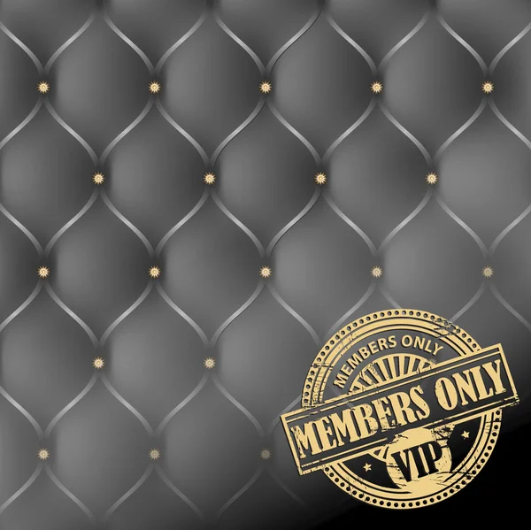 Solo membri, sfondo VIP — Vettoriale Stock