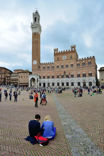 Piazza del Campo in Siena, Italy — Stock Photo, Image