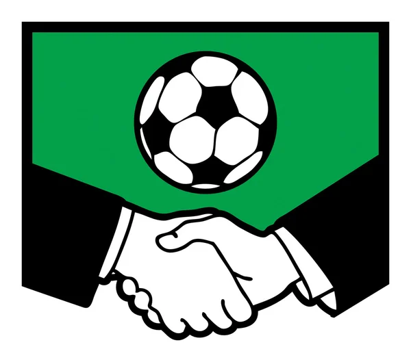 Символ футбола — стоковый вектор