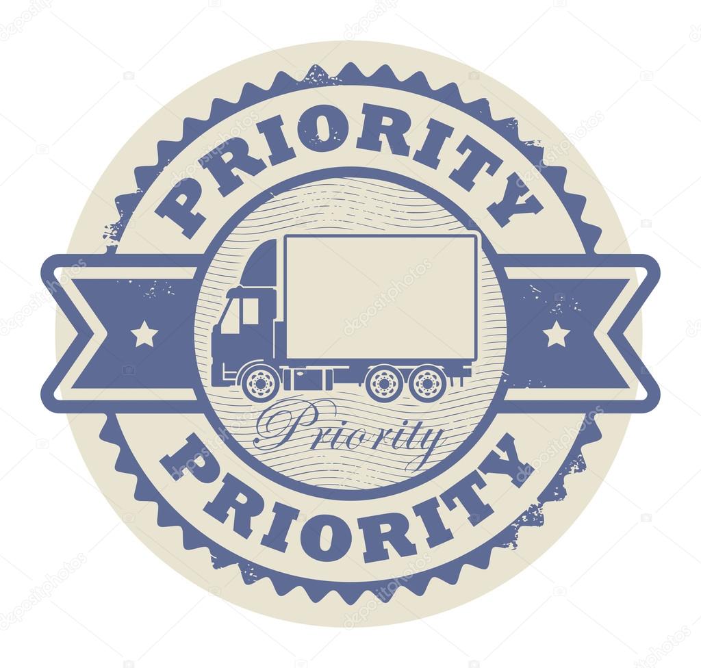 Priority stamp