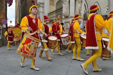 Parade in Siena, Italy clipart