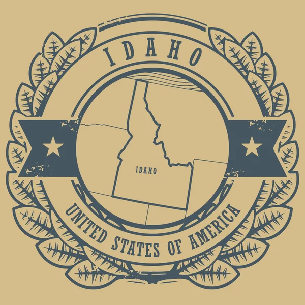 Idaho, USA sign — Stock Vector