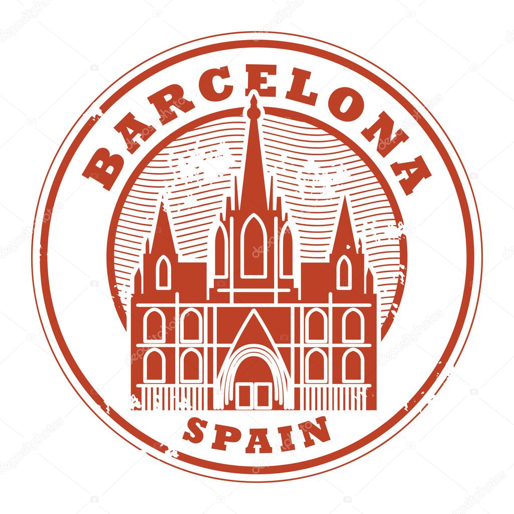 Barcelona, Spain stamp