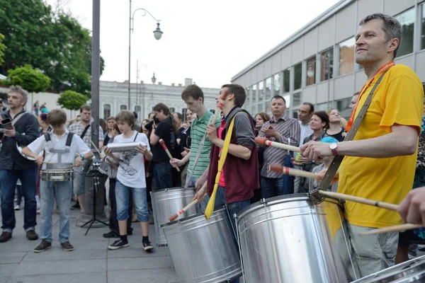 Dia da música de rua em maio, Vilnius — Fotografia de Stock