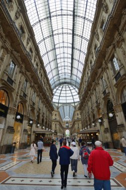 Vittorio Emmanuele II shopping gallery clipart