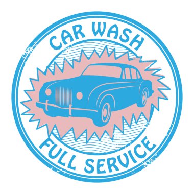 Oto yıkama damgası